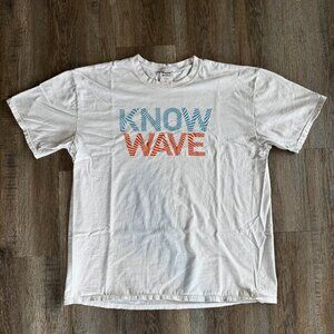 Know Wave Spiral T-Shirt White Size Extra Large